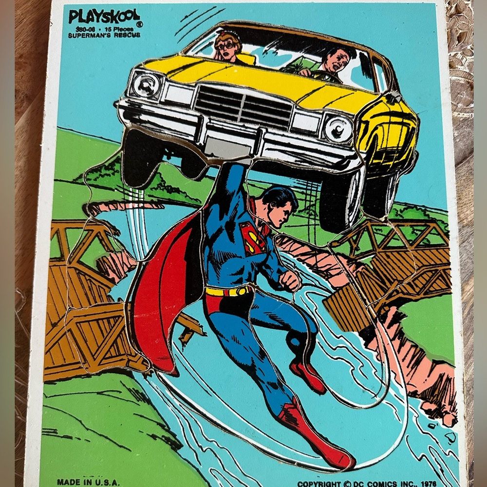 Vintage DC Comics PlaysKool puzzle